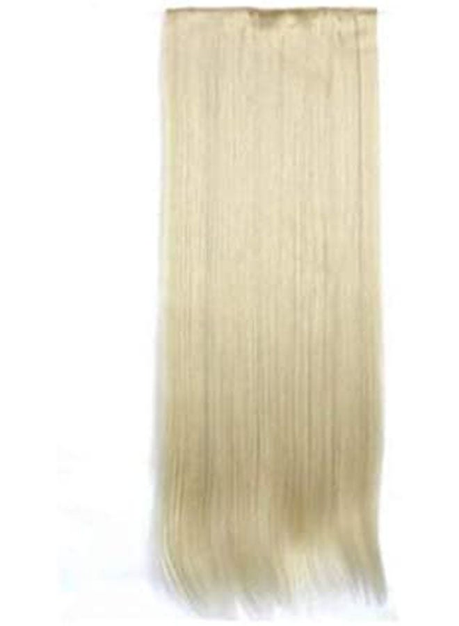 Generic Five Clip Hair Extension Clip Hair Straight Hair Wig Blonde - Image 2