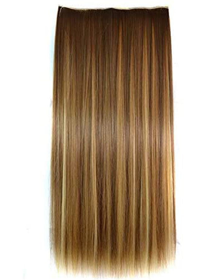 Generic Girl Fashion Long Straight Hair Extension Wig Blonde