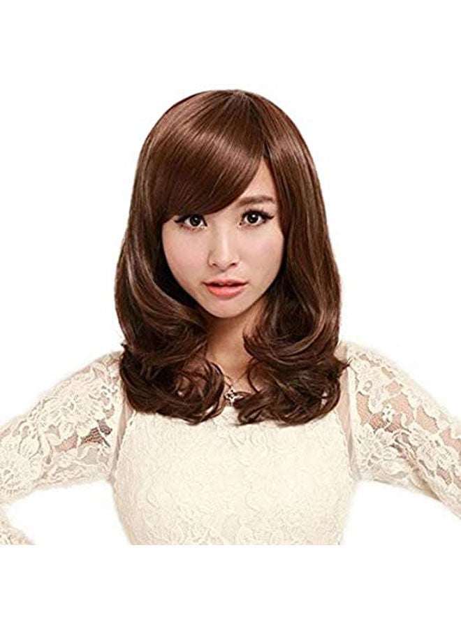 Japanese And Korean Wigs In Long Pear Head Hair Brown - Image 1