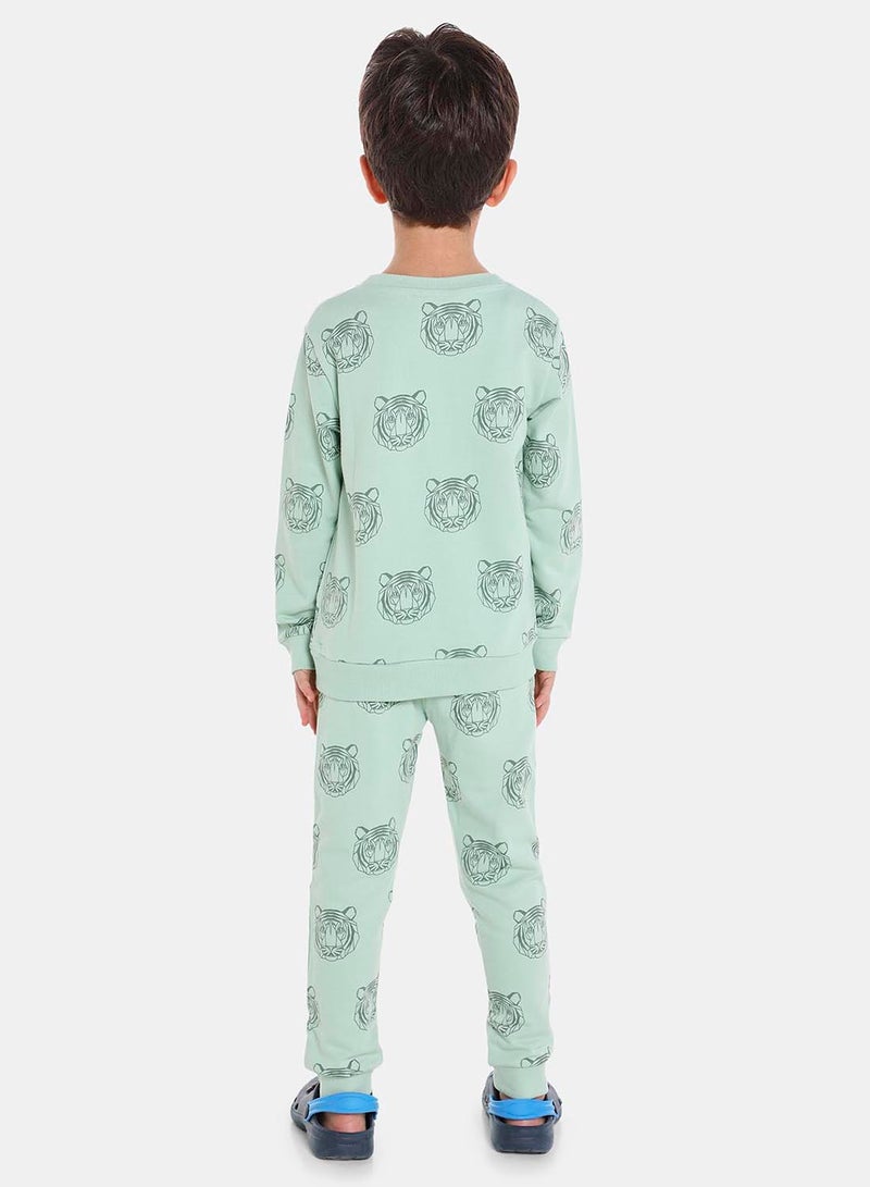R&B - Sweat Shirt & Jogger Set Mint - Image 1