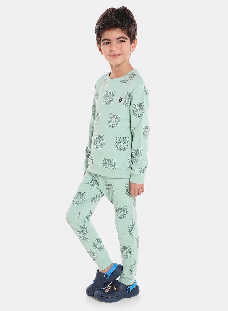 R&B - Sweat Shirt & Jogger Set Mint - Image 1