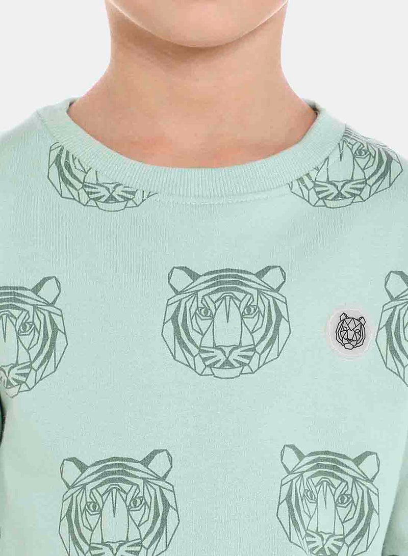 R&B - Sweat Shirt & Jogger Set Mint - Image 1