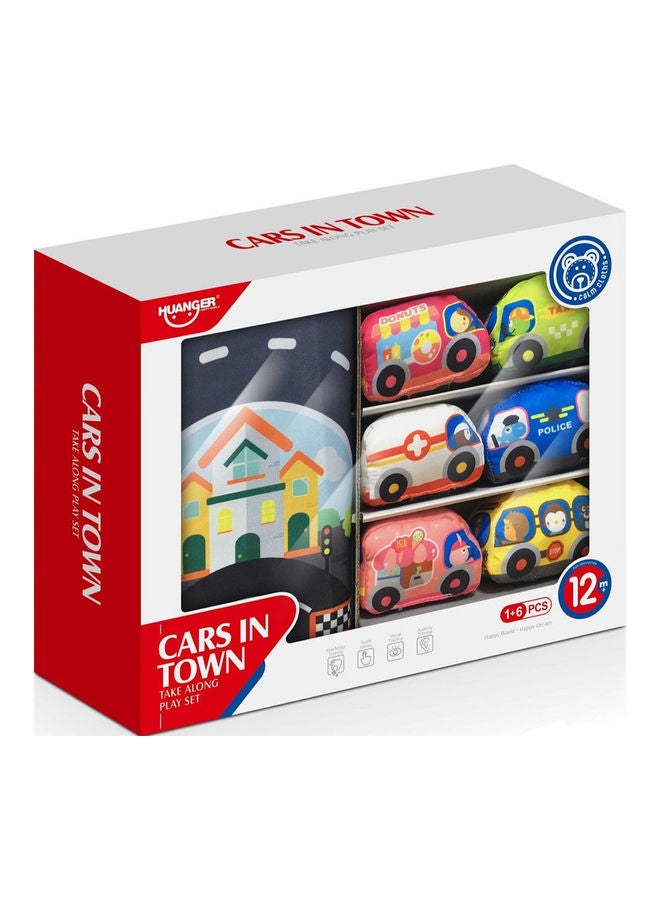 HUANGER Soft Cars In Town Set multicolour 36.5x8x25.5cm