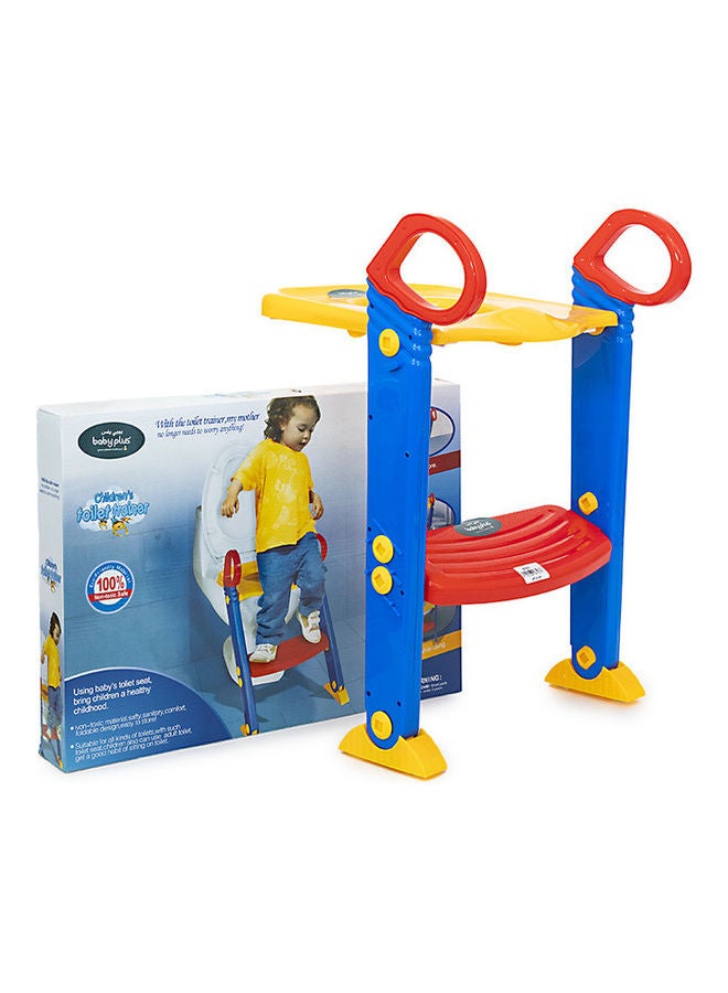 BABY PLUS Children's Chair Toilet Trainer With Ladder  - Image 1
