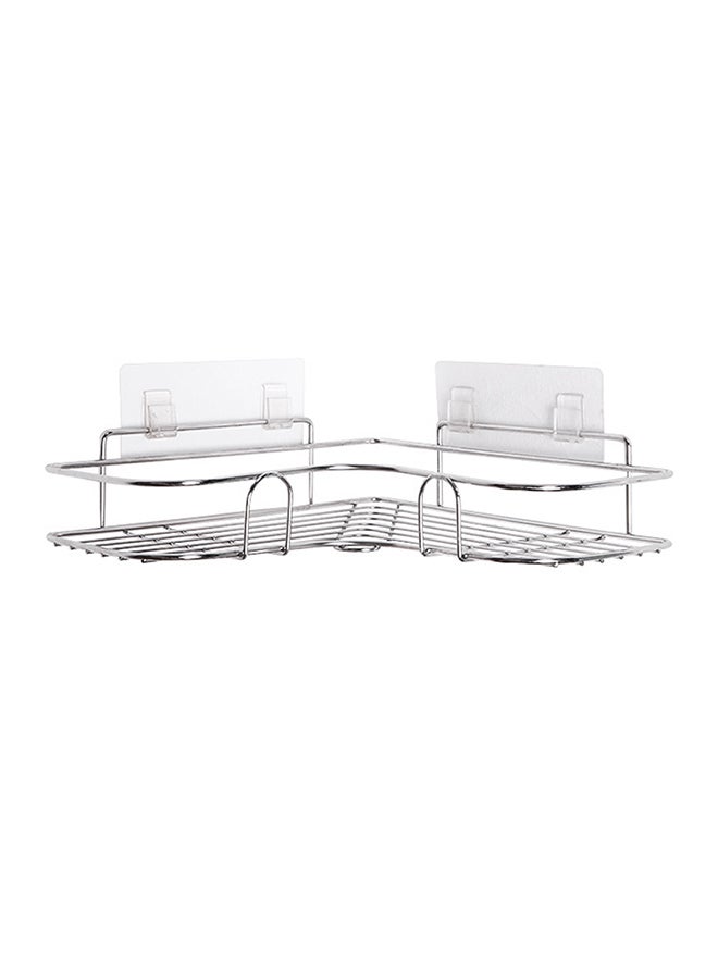 Stainless Steel Shelf Silver 26x26x4cm  - Image 1