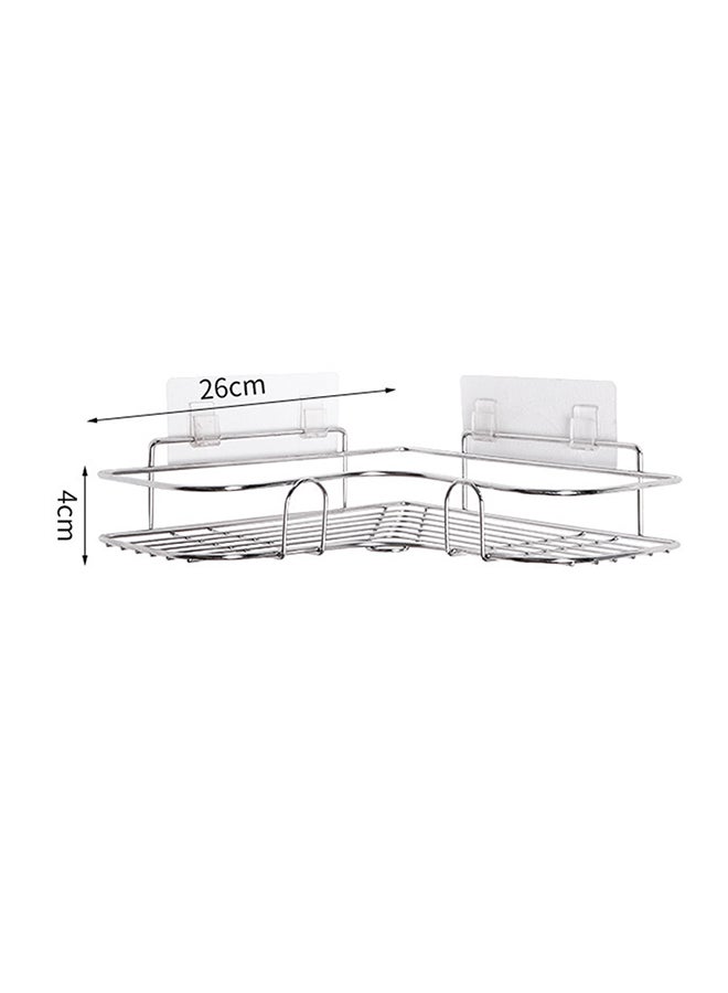 Stainless Steel Shelf Silver 26x26x4cm  - Image 5