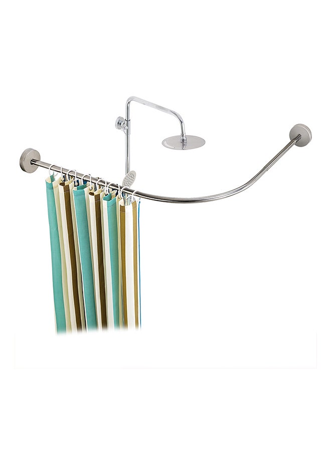 مجموعة قضبان ستارة دش خالية من اللكمات - Image 1