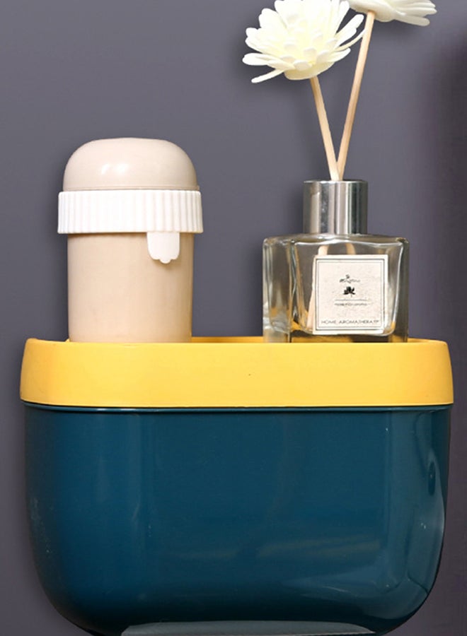 Toilet Tissue Box Blue 16x13x12cm  - Image 3