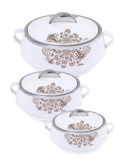 JAYPEE 3-Piece Florina Casserole Set White  - Image 1