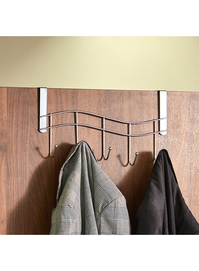 Home Box - Dragon Overdoor Hook Rack Silver 10.5cm - Image 1