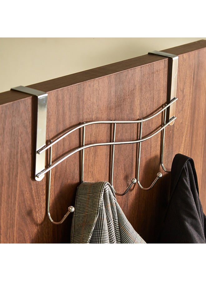 Home Box - Dragon Overdoor Hook Rack Silver 10.5cm - Image 1