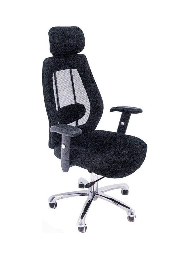 Generic Office Chair Wheel Base And Back Black