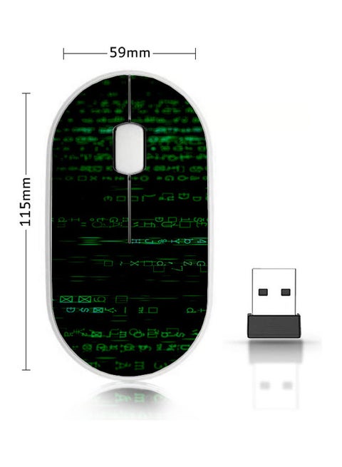 Wireless Mouse - Coding Green/Black