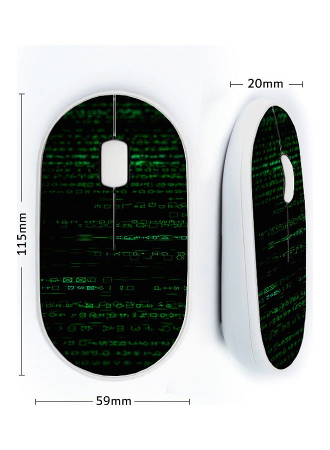 Okteq - Wireless Mouse - Coding Green/Black - Image 1