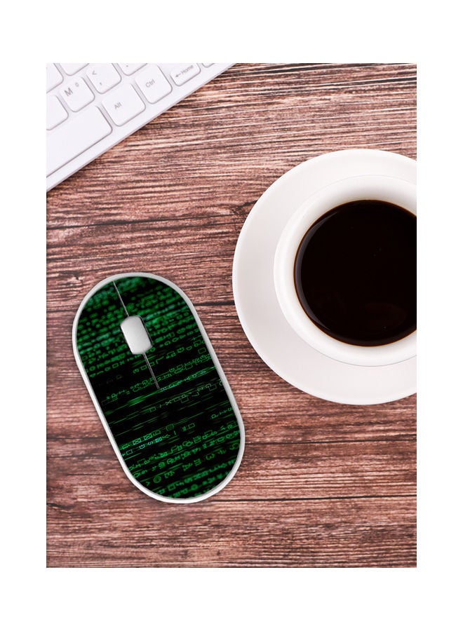 Okteq - Wireless Mouse - Coding Green/Black - Image 1