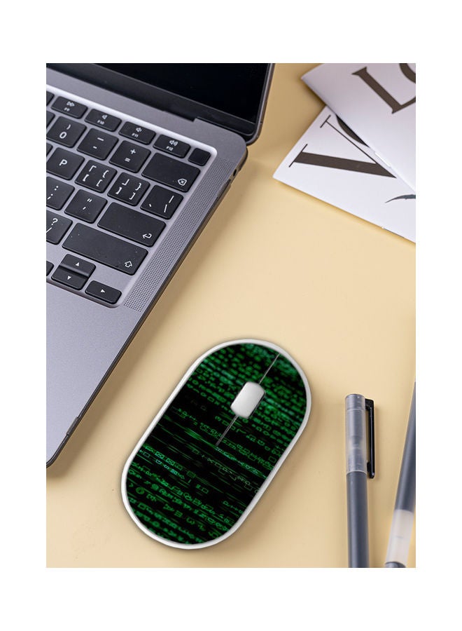 Okteq - Wireless Mouse - Coding Green/Black - Image 1