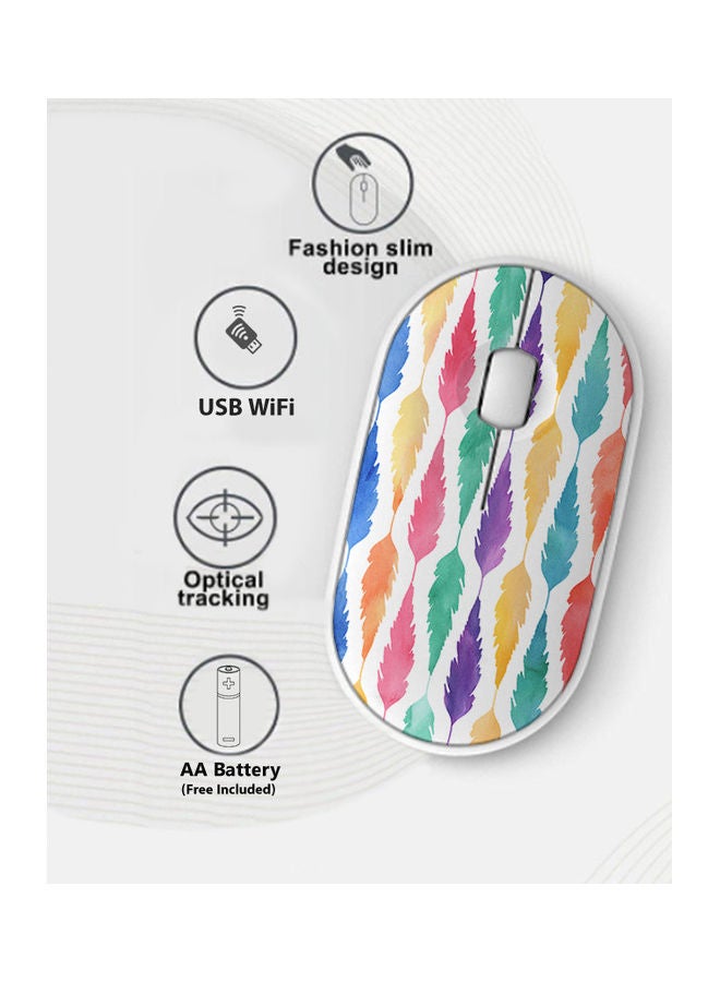 Okteq - Wireless Mouse - Colourful Draw Multicolour - Image 1