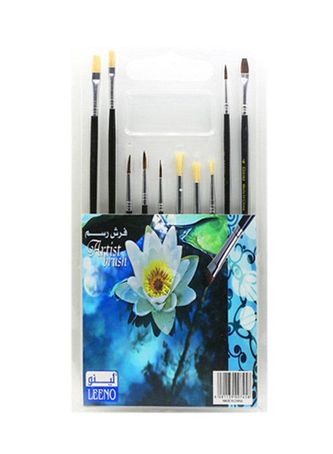 10-Piece Multi-Purpose Paint Brushes Set Black/Silver - v1644765099/N52552986A_2