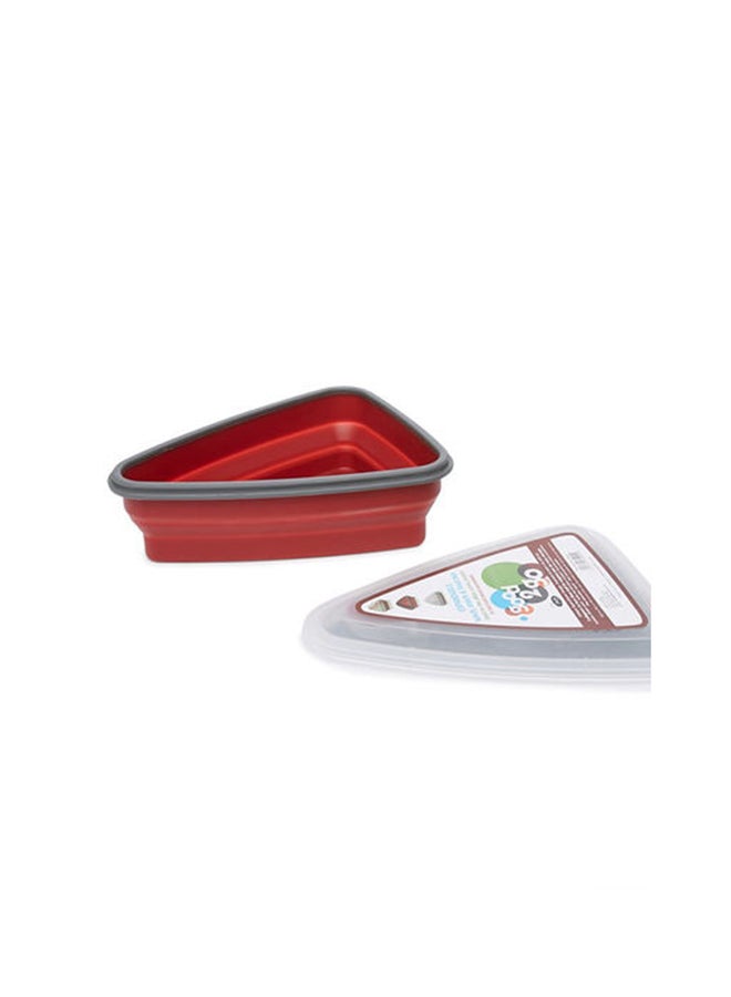 Good 2 Go - Pizza Container Cranberry Red 1.2Liters - Image 1