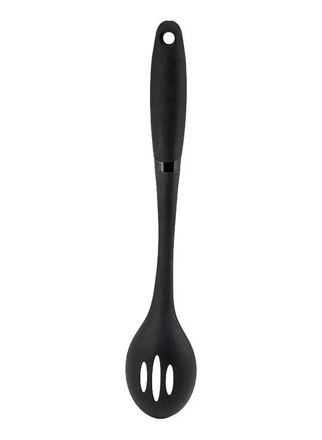 Prestige Nylon Head Slotted Spoon Black
