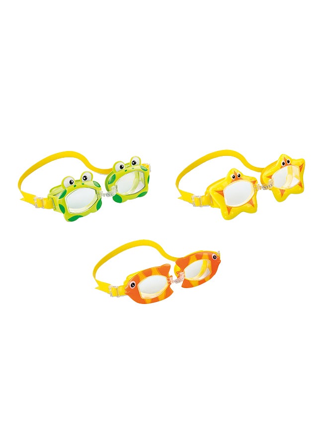 INTEX 1-Piece Fun Goggles Assorted - Color May Vary 7.9x1.5x5.87cm - Image 1