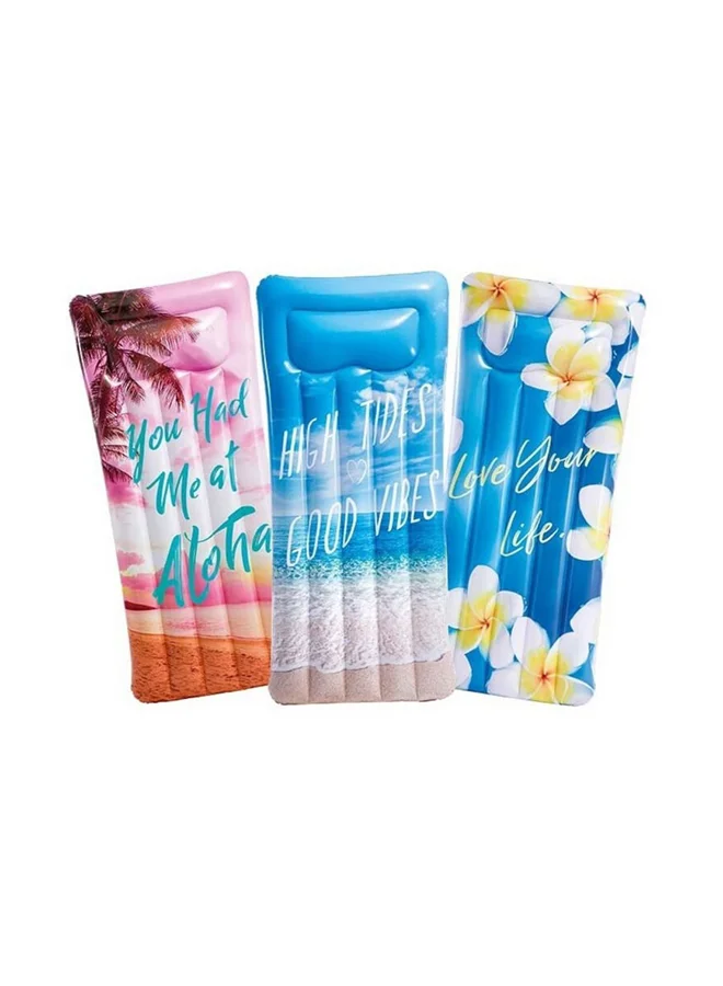 INTEX 1-Piece Tropical Island Mat Assorted - Style May Vary 170x76x22cm 170x76x22cm