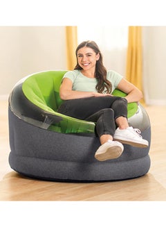 INTEX 1 Piece Empire Chair - An Inviting Splash Of Color And Comfort - Assorted - Color May Vary Blue/Black 112x109x69cm  - Image 5