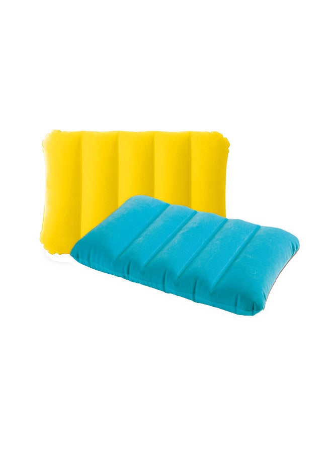 INTEX 1 Piece Kidz Pillow Assorted - Color May Vary Microfiber Yellow/Blue 43x28x9cm  - Image 1