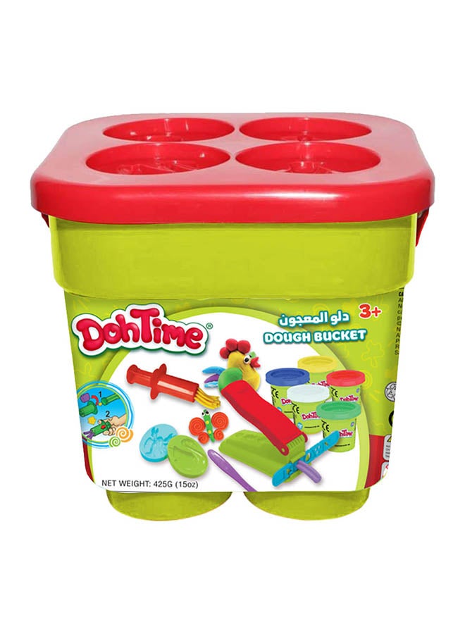 DohTime - Dough Bucket Play Set 18.7x18.7x17.2cm - Image 1