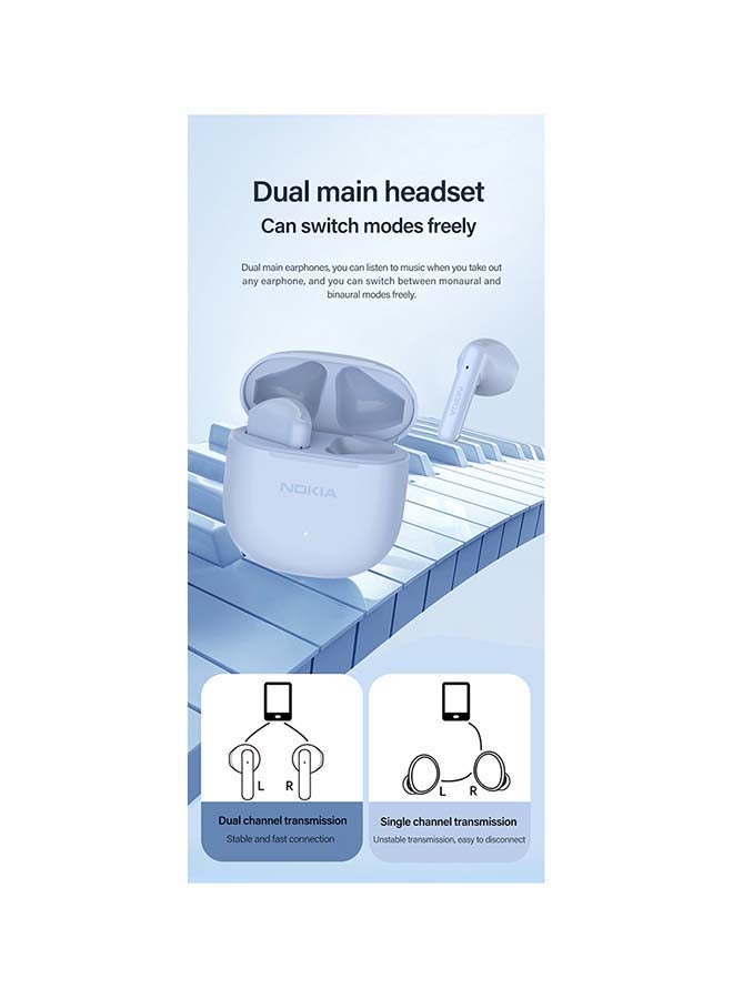 NOKIA - E3103 Eassential True Wireless Earphones Blue - Image 1