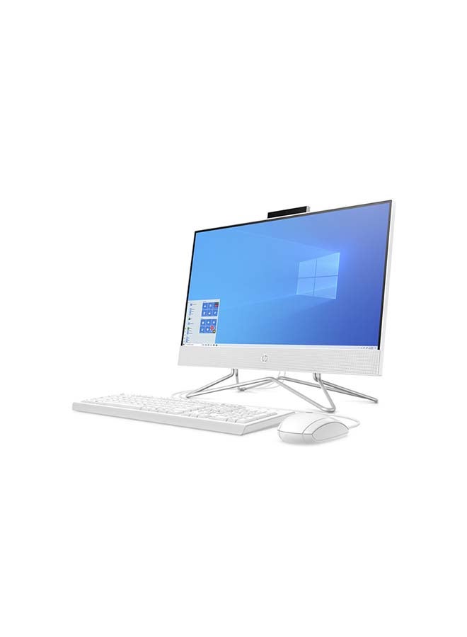 HP - 22-df1004ne All-In-One Desktop With 21.5-Inch Display, Core i3-1115G4 Processer/4GB RAM Processer/256GB SSD/Intel UHD Graphics White - Image 1