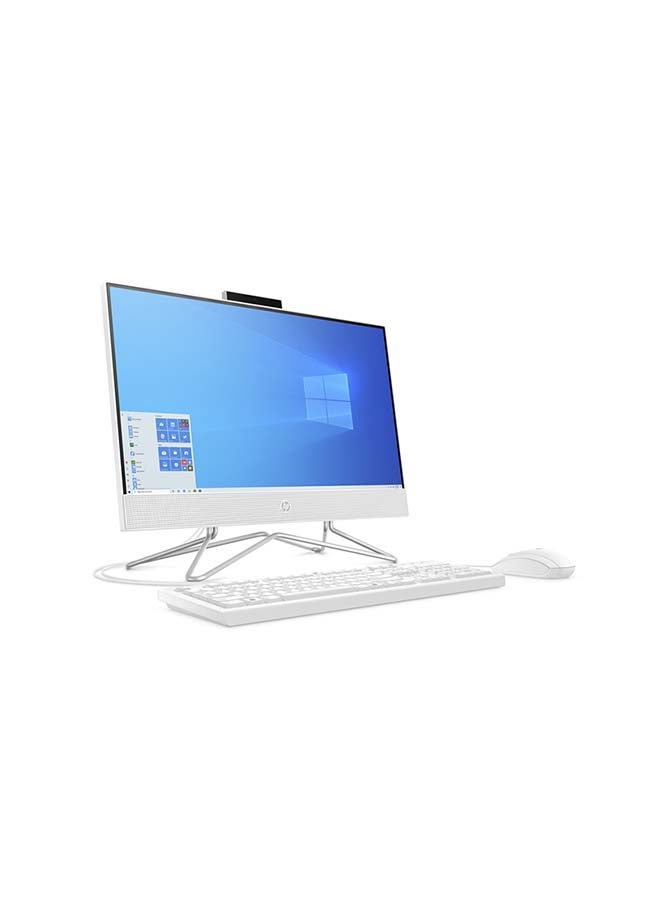 HP - 22-df1004ne All-In-One Desktop With 21.5-Inch Display, Core i3-1115G4 Processer/4GB RAM Processer/256GB SSD/Intel UHD Graphics White - Image 1
