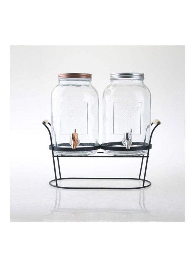Neoflam - Set Of 2 Juice Dispenser With Stand 1GL Clear 3.8Liters - Image 1