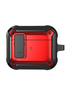 FITME Full-Body  Protective Cover For Apple AirPods 3 Black/Red  - Image 1