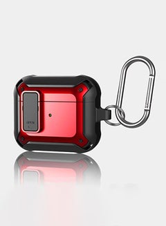 FITME Full-Body  Protective Cover For Apple AirPods 3 Black/Red  - Image 2
