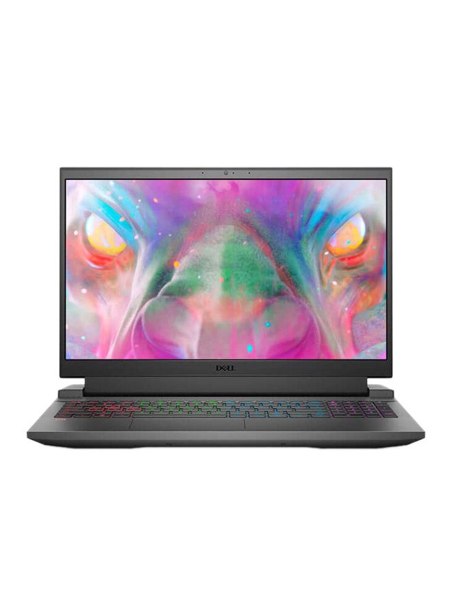 DELL - G15 5511 Gaming Laptop With 15.6-Inch FHD Display, Core i5 Processor/8GB RAM/512GB SSD/DOS(Without Windows)/4GB VGA NVIDIA GeForce RTX 3050 Graphic Card English/Arabic Dark Shadow Grey - Image 1