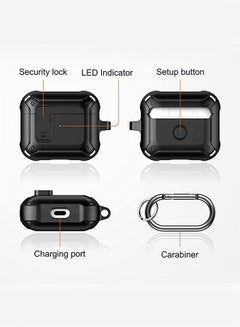 FITME Full-Body  Protective Cover For Apple AirPods 3 Black  - Image 3