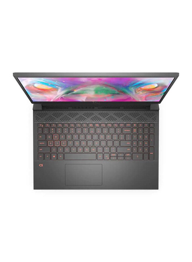 DELL - G15 5511 Gaming Laptop With 15.6-Inch FHD Display, Core i5 Processor/8GB RAM/512GB SSD/DOS(Without Windows)/4GB VGA NVIDIA GeForce RTX 3050 Graphic Card English/Arabic Dark Shadow Grey - Image 1