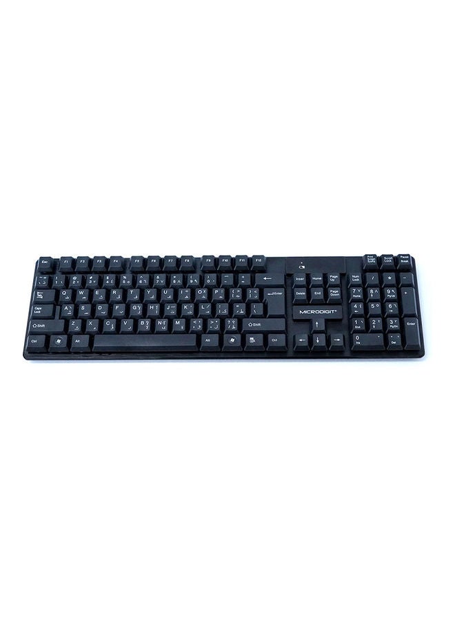Microdigit - Wireless Computer Keyboard And Mouse Set Black - Image 1