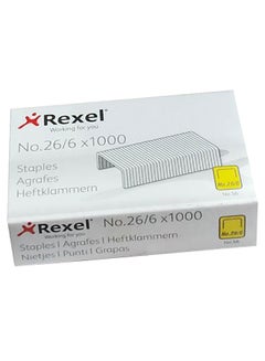 Rexel 26/6 Staple Pin Set Grey 