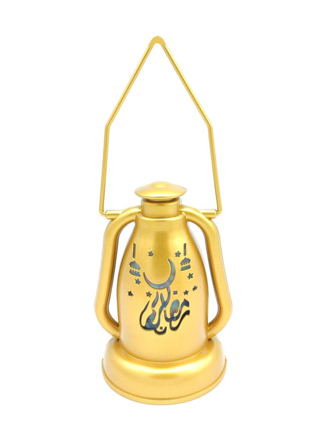 فانوس رمضان LED ذهبي 20 سم - Image 1