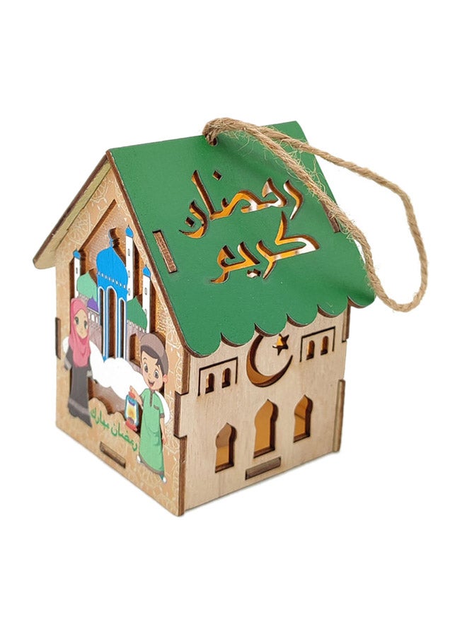 Ramadan LED Light Lantern Multicolour 13cm - Image 1