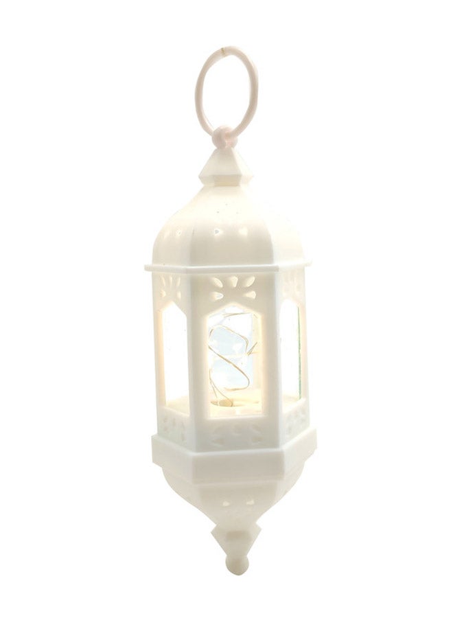 فانوس رمضان LED أبيض 16 سم
