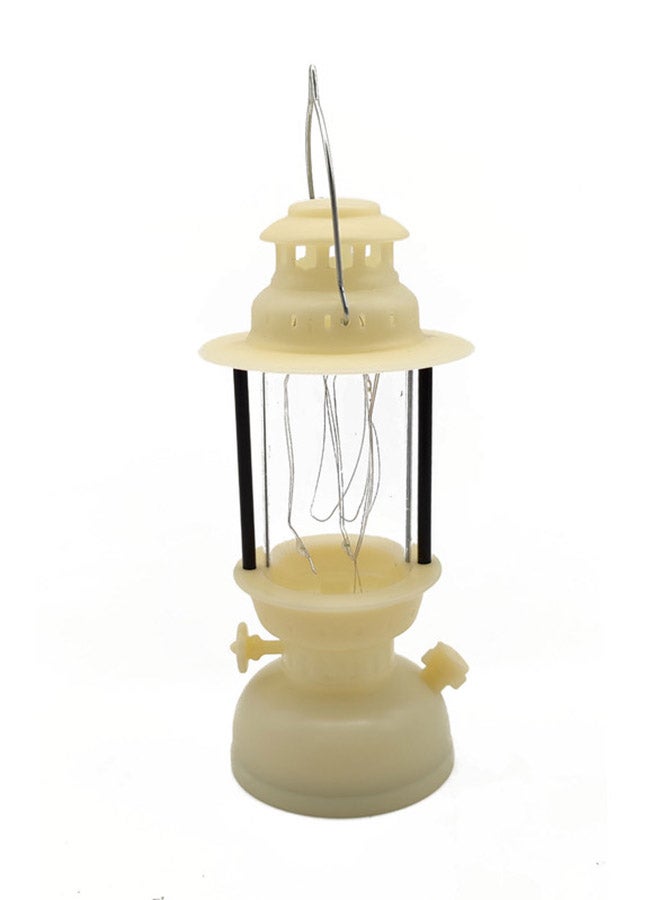 Ramadan LED Light Lantern Beige 16cm - Image 2