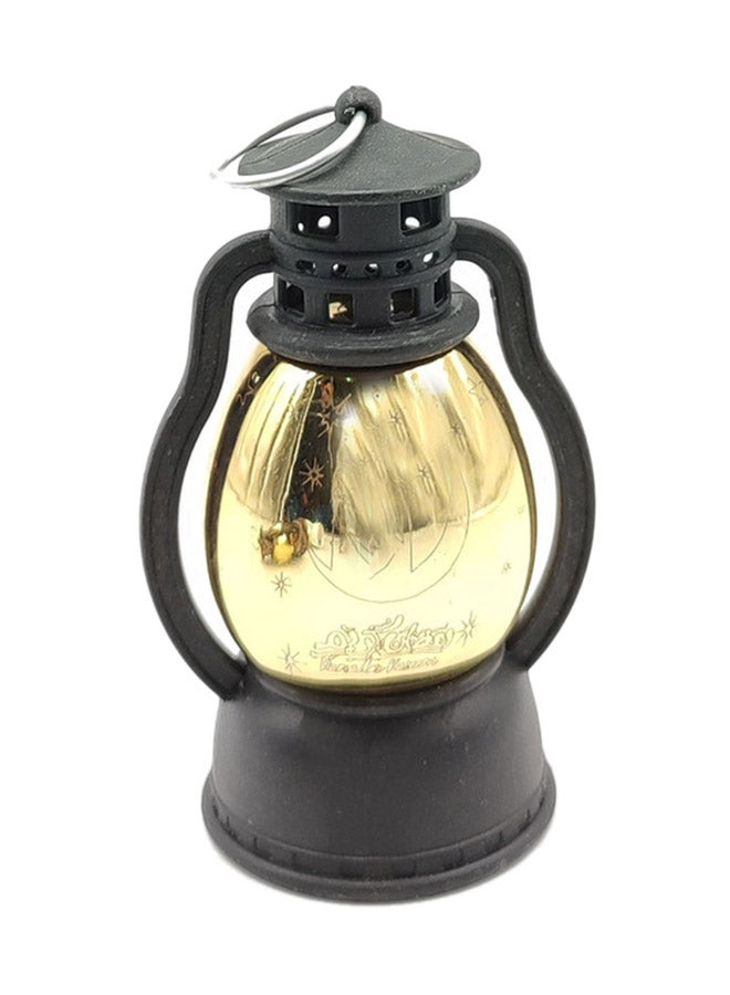 فانوس رمضان LED أسود 10 سم