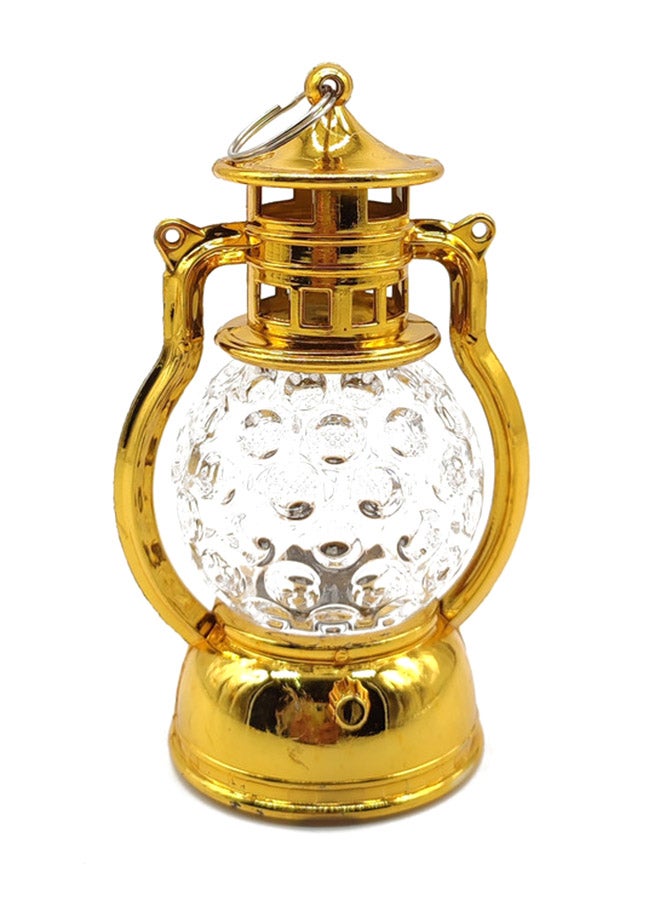 Ramadan LED Light Lantern Golden 16cm