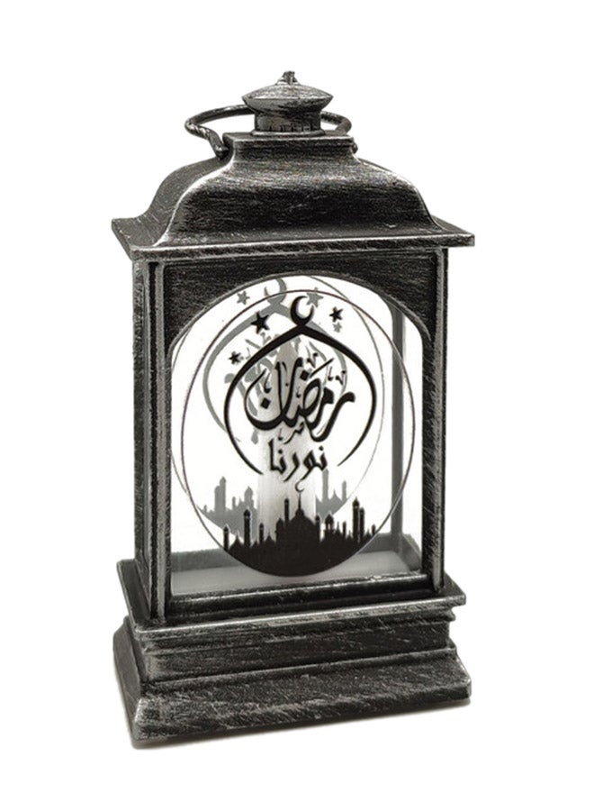 Ramadan LED Light Lantern Black 15cm - Image 2