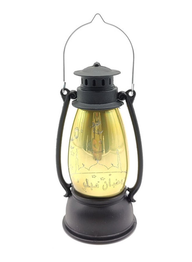Ramadan LED Light Lantern Black 15cm
