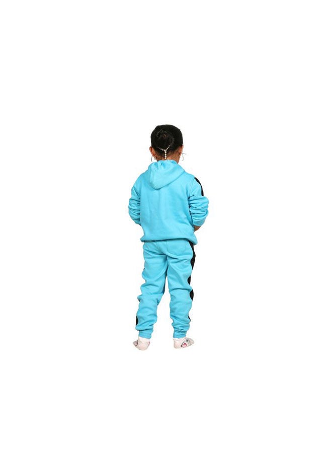 Caesar Printed Super Training Suit With Pocket Turquoise - Image 3