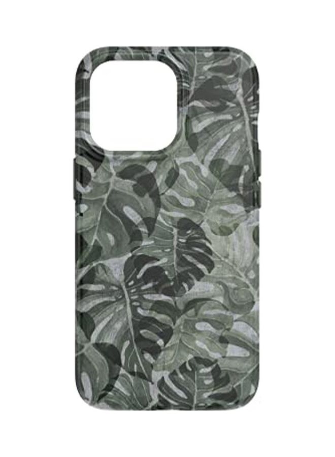 tech21 Eco Art Designed for iPhone 13 Pro Max Case Cover Delicate Green Earth  - Image 1